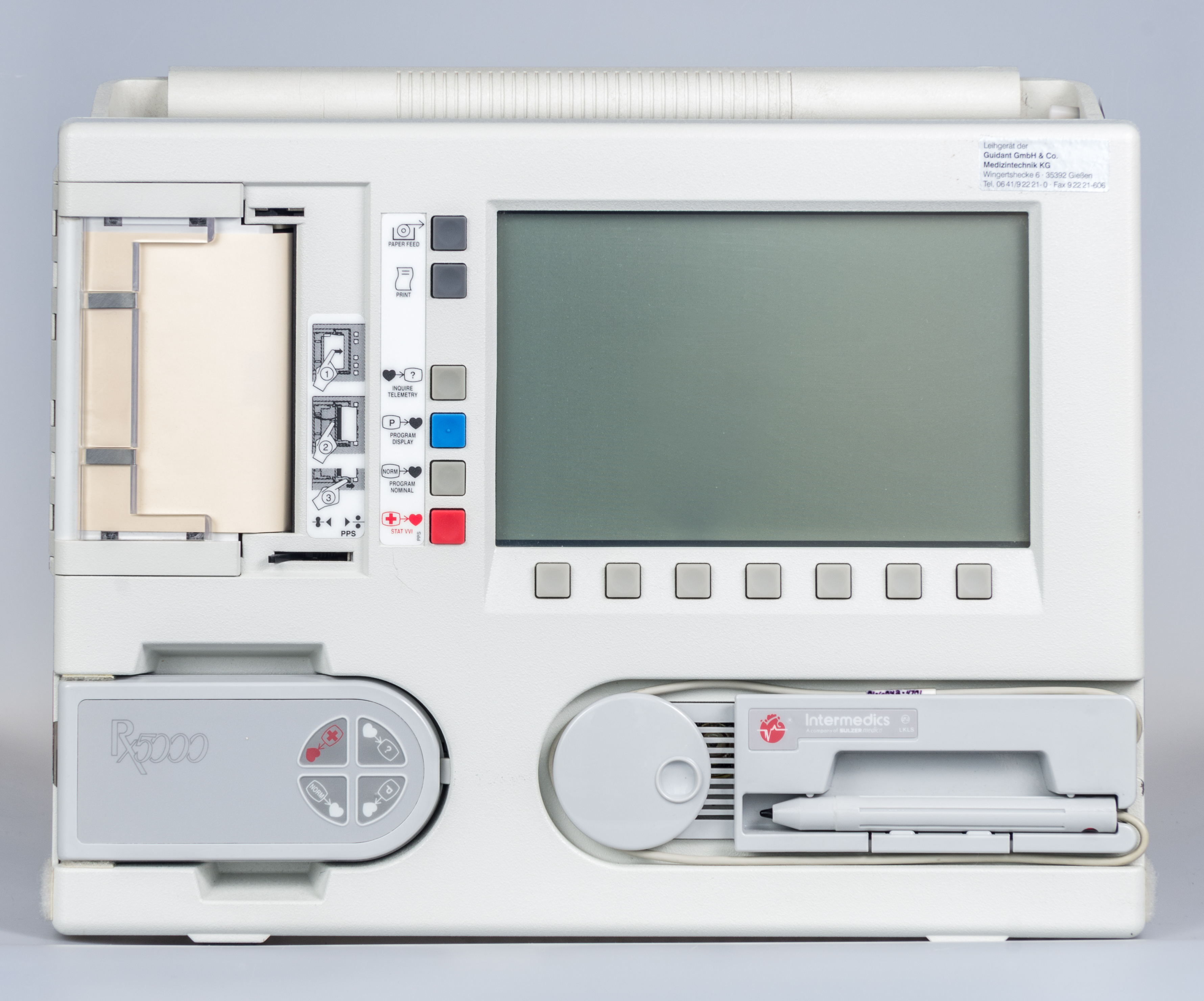 RX 5000, Fa. Intermedics Telemetrieauswertgerät – Historisches Archiv