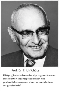 Prof. Dr. Erich Schütz (1902-1988)